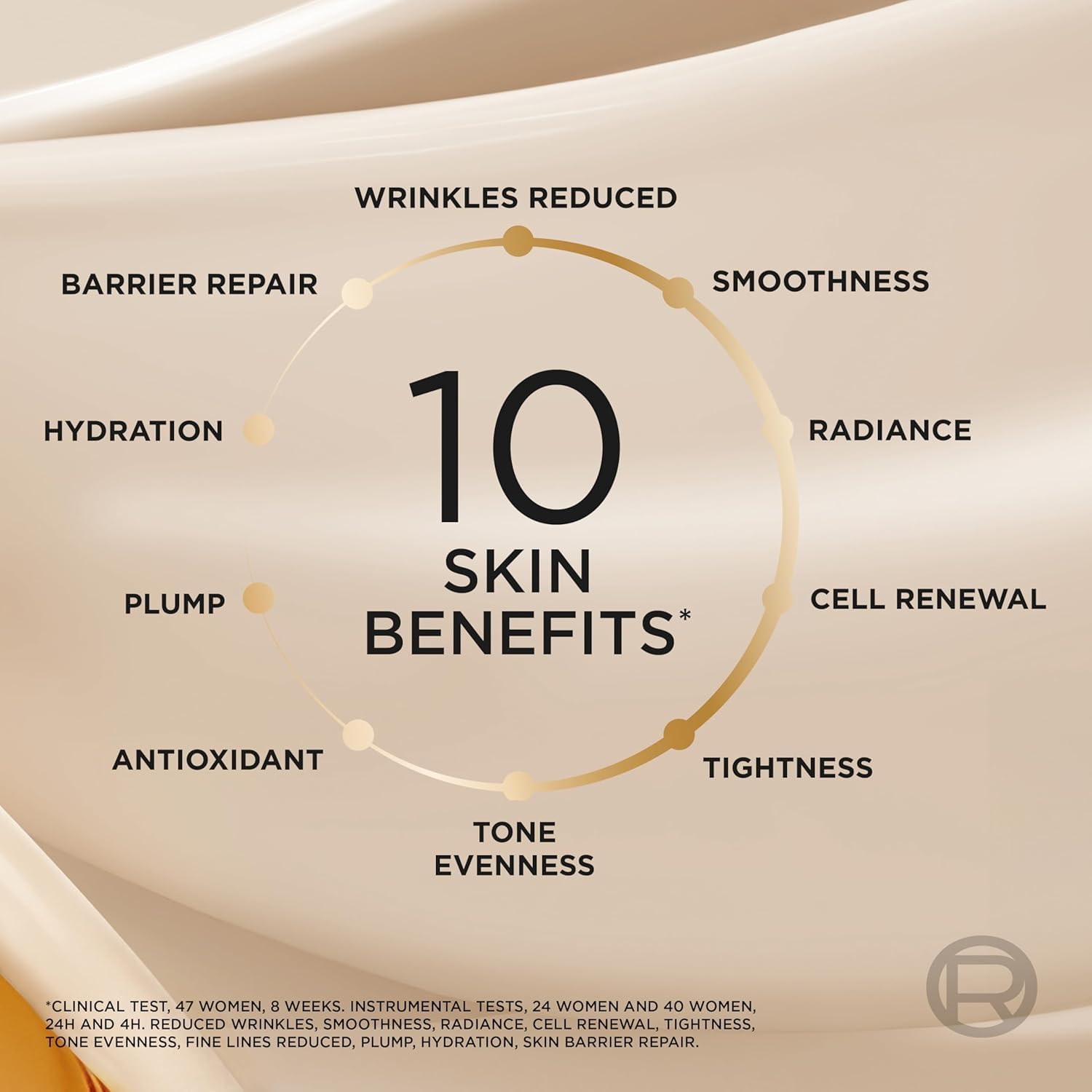 L'Oreal Paris Age Perfect Serum Le Duo, Brightening, Firming and Anti-Aging Serum for Face with Collagen Peptide, Niacinamide, Vitamin C and B3, 1 fl oz + Sample - Image 3